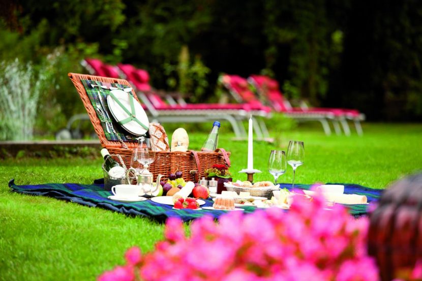 Fein essen im Gastgarten