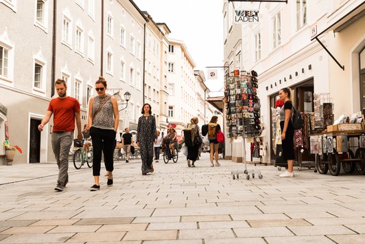 Linzer Gasse Salzburg Altstadt | © Claudia Kolmann